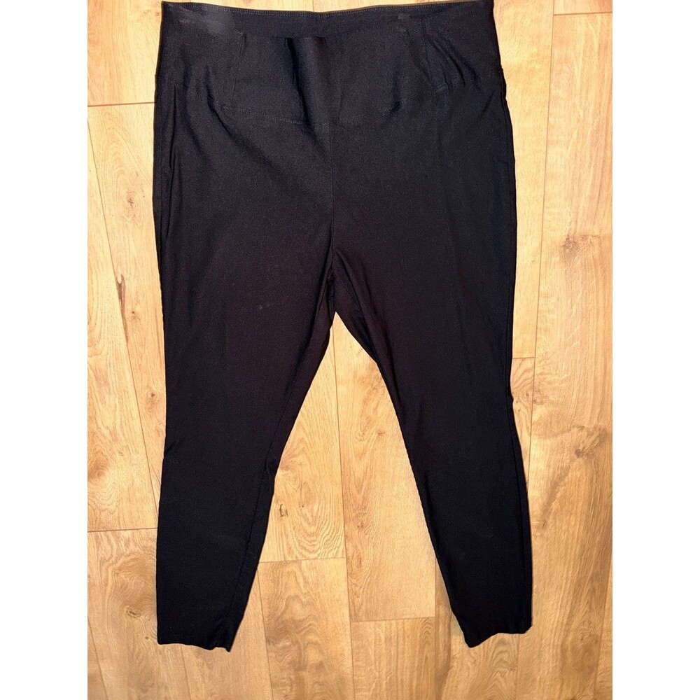 Worthington Women's Black Pull-On Skinny Pants - Size 16 Wide Waistband